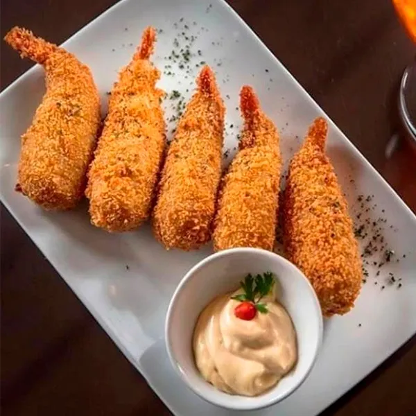 Camaféu de Camarão c/ Cream Cheese